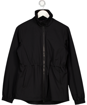 7 DAYS  ACTIVE Black Tech Drawstring Waist Running Jacket UK S