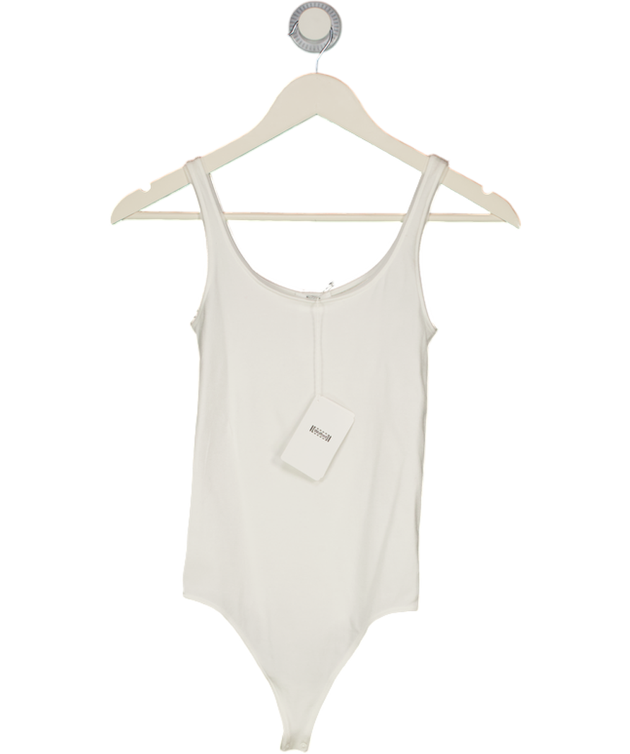 WOLFORD White Jamaika Stretch-jersey Bodysuit UK S
