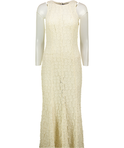 MY BEST FRIENDS Cream Lace Maxi Dress UK 8