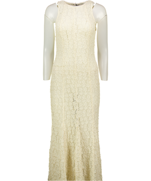 MY BEST FRIENDS Cream Lace Maxi Dress UK 8