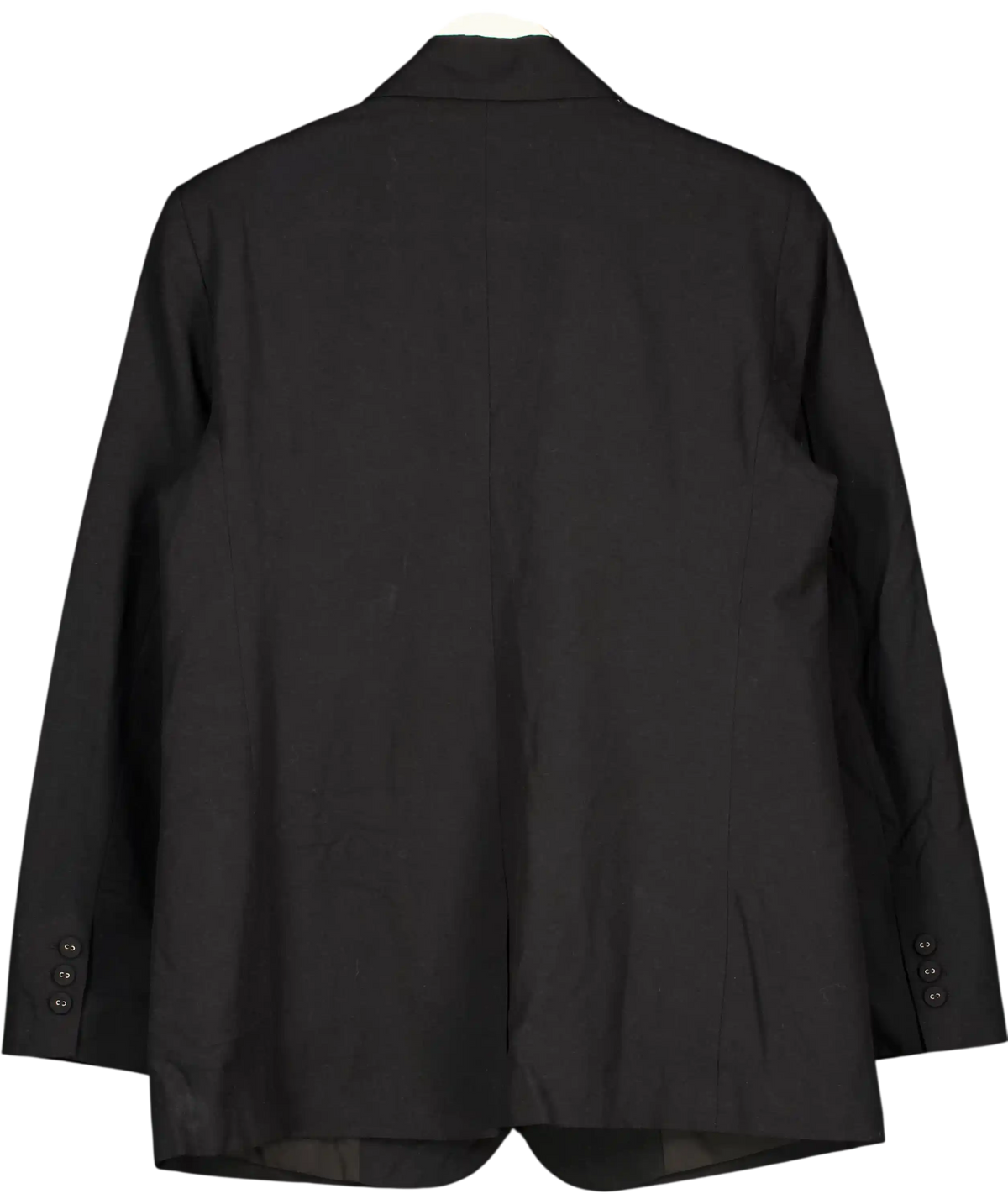ASOS Black Linen Blend Oversized Blazer UK S