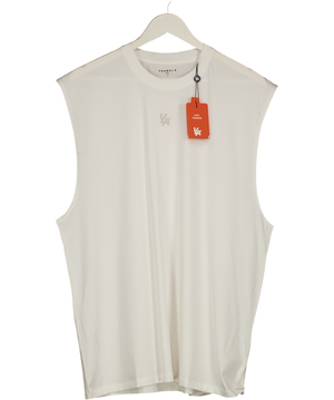 Young LA White Runtech Tank UK L
