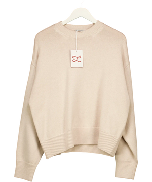 L'academie By Marianna Sonora Sweater - Sand Beige UK S
