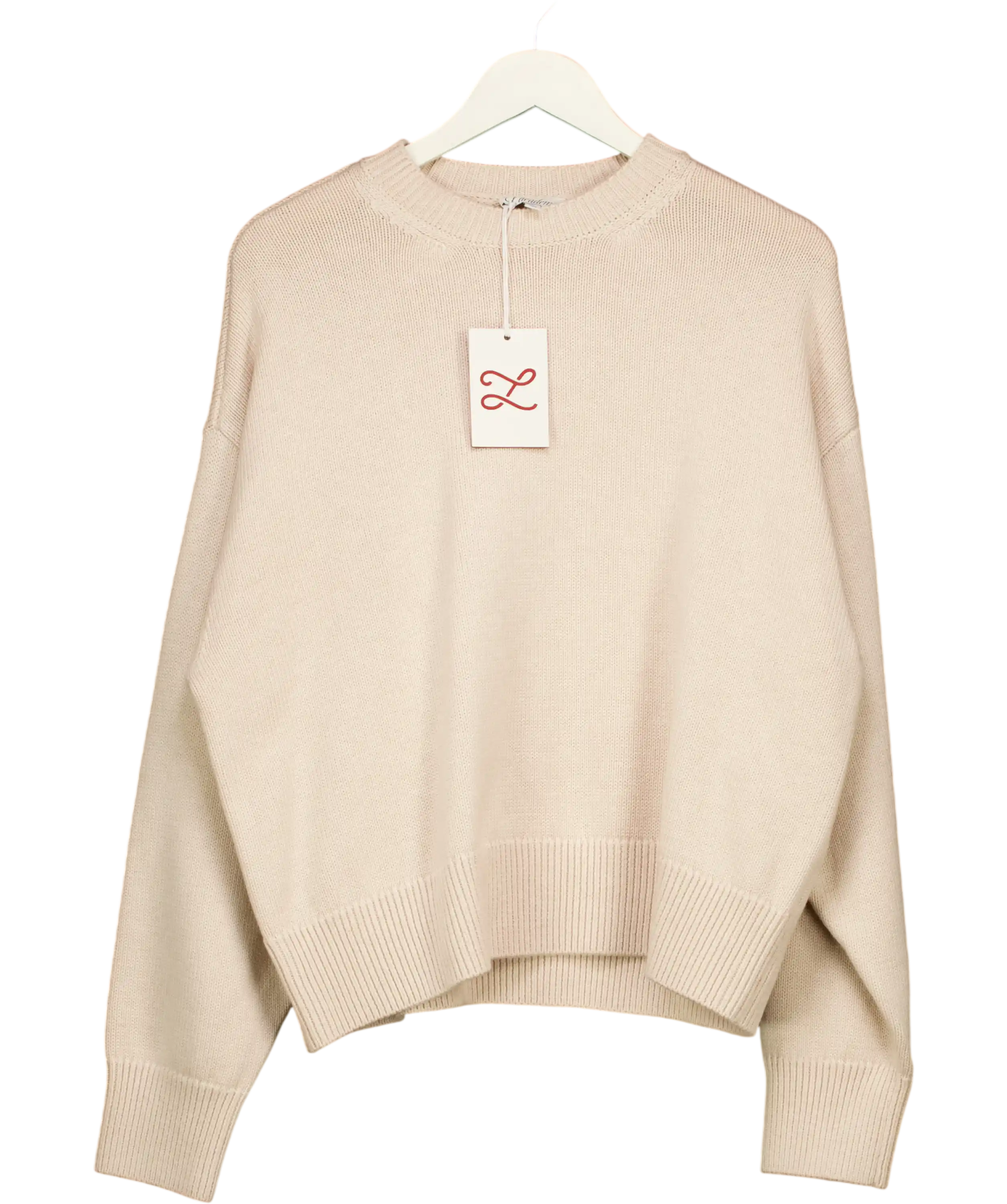L'academie By Marianna Sonora Sweater - Sand Beige UK S