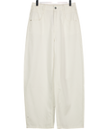 COMMENSE White Mid Waist Wide Leg Denim Jeans UK S