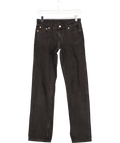 WEEKDAY Black Arrow Low Rise Regular Straight Leg Jeans  L32 W24