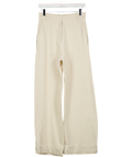 & Other Stories Cream Press-crease Trousers UK 8