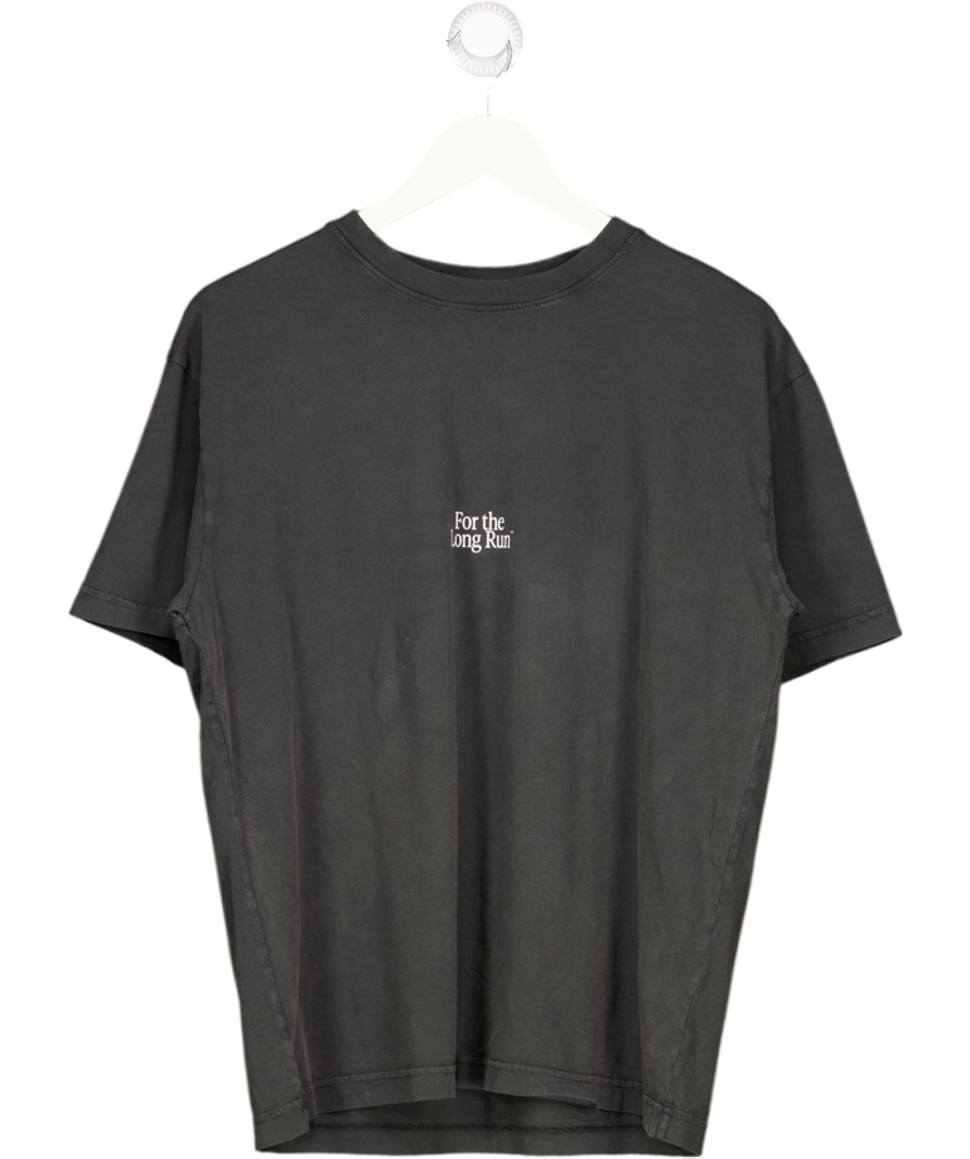 Puresport Black For The Long Run Boxy T-shirt UK S