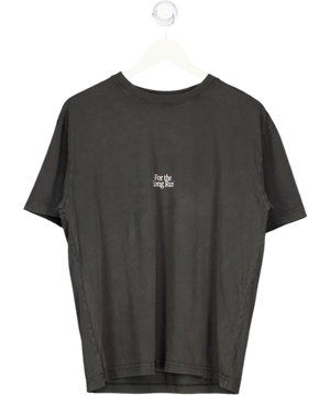 Puresport Black For The Long Run Boxy T-shirt UK S