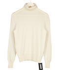 M&S Cream 100% Cashmere Roll Neck Jumper UK 10