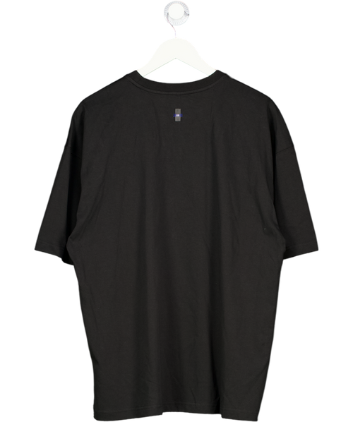ADER ERROR Black Apple Press Logo T-shirt UK XL