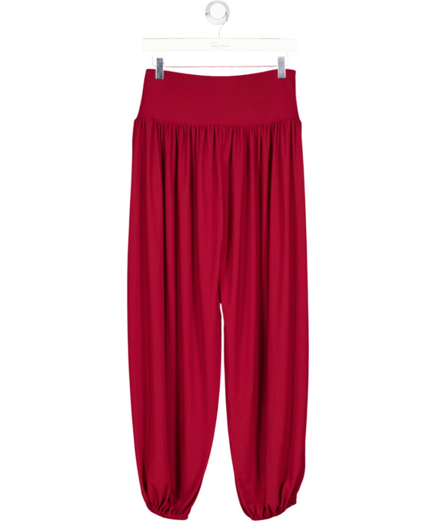 River Island Red Balloon Leg Elasticated Trousers UK XS