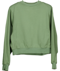 Noughts & Kisses Green Shoulder Pad Sweatshirt UK S