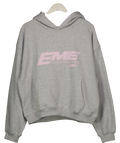 EME Studios Grey Ssamo Heather Oversized Hoodie UK M