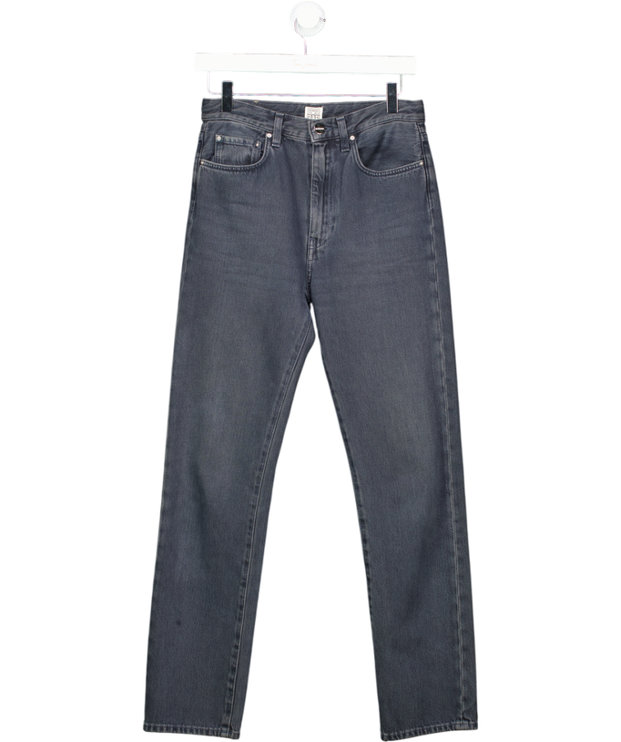 Totême Grey High Waist Slim Leg Jeans L32 W27