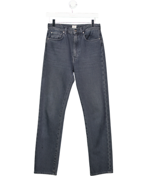 Totême Grey High Waist Slim Leg Jeans L32 W27