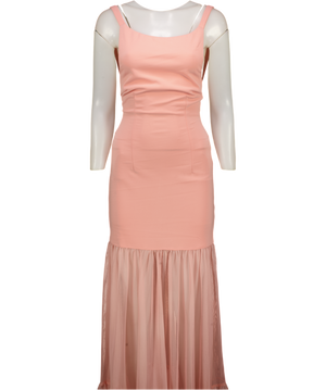 HELLOMOLLY Chic Whispers Maxi Dress Pink UK XS