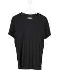 M&S Black Pure Supima® Cotton Performance Crew Neck T-shirt UK M