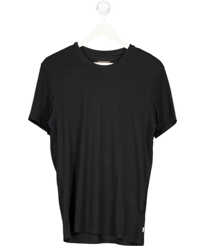 M&S Black Pure Supima® Cotton Performance Crew Neck T-shirt UK M
