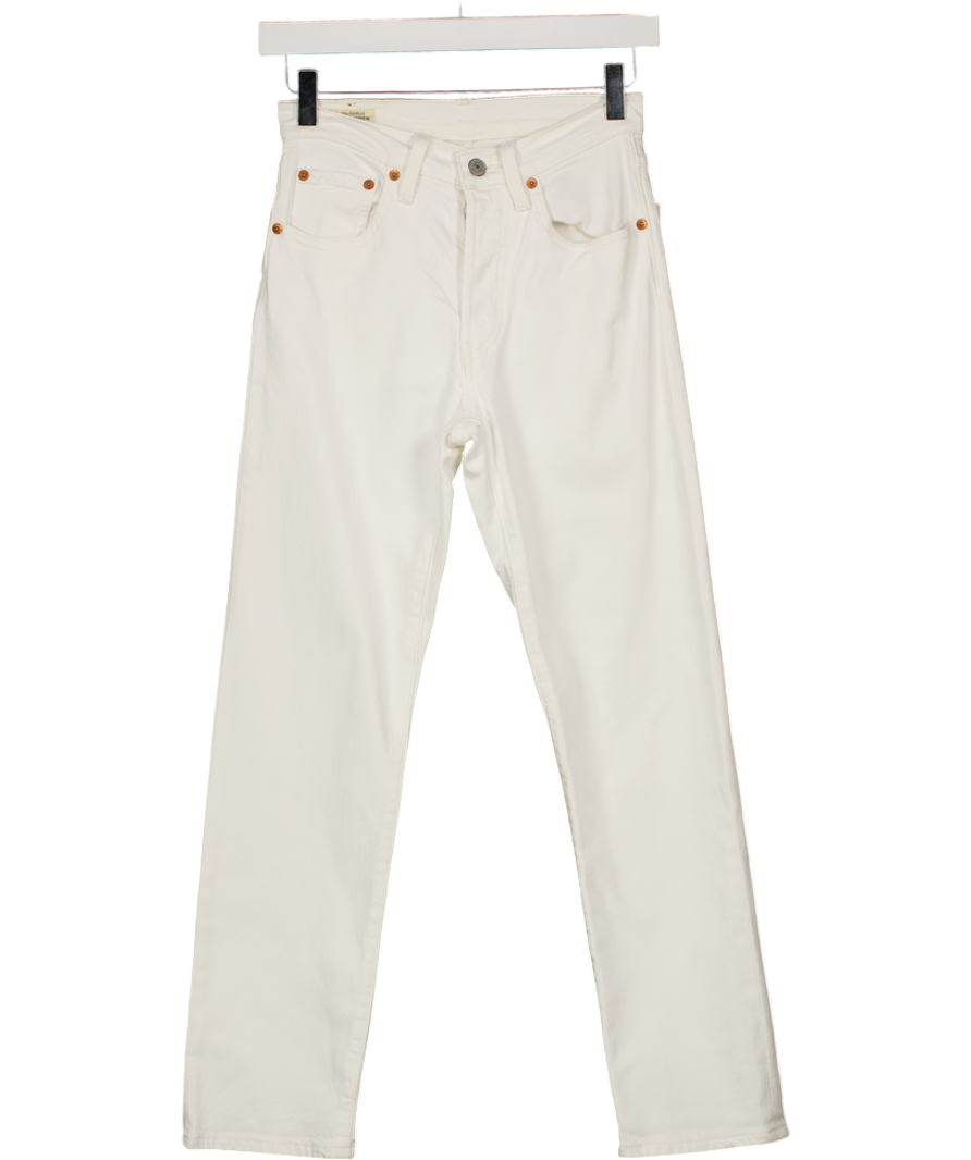 LEVI'S Originals 501 High Rise White Jeans L26 W24