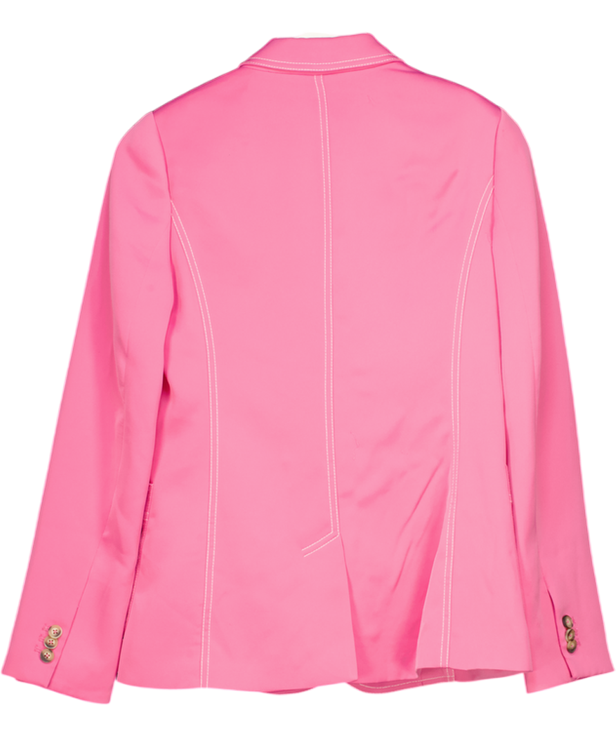 ME + EM Pink Sharp Shoulder Blazer UK 6