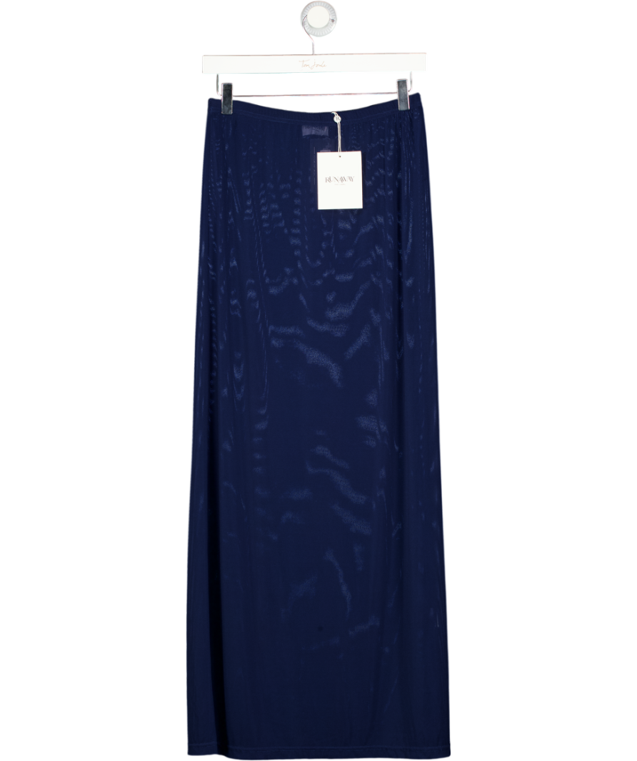 Runaway The Label Navy Blue Miami Maxi Skirt UK S