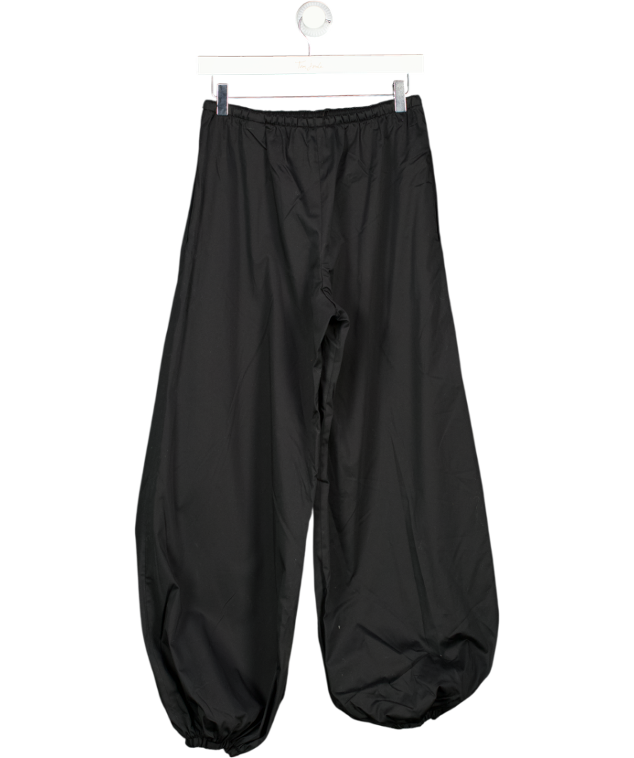 ZARA Black Balloon Leg Trousers UK XS