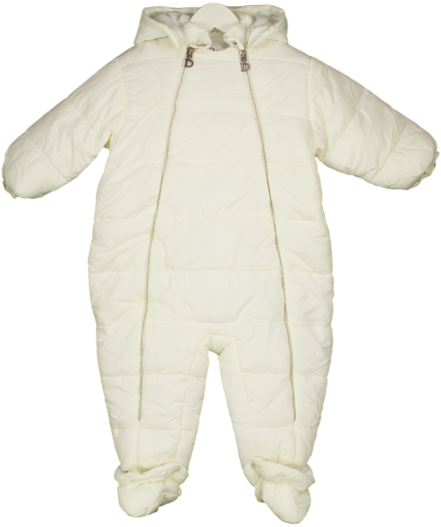 DIOR White Snow Suit 12-18 Months