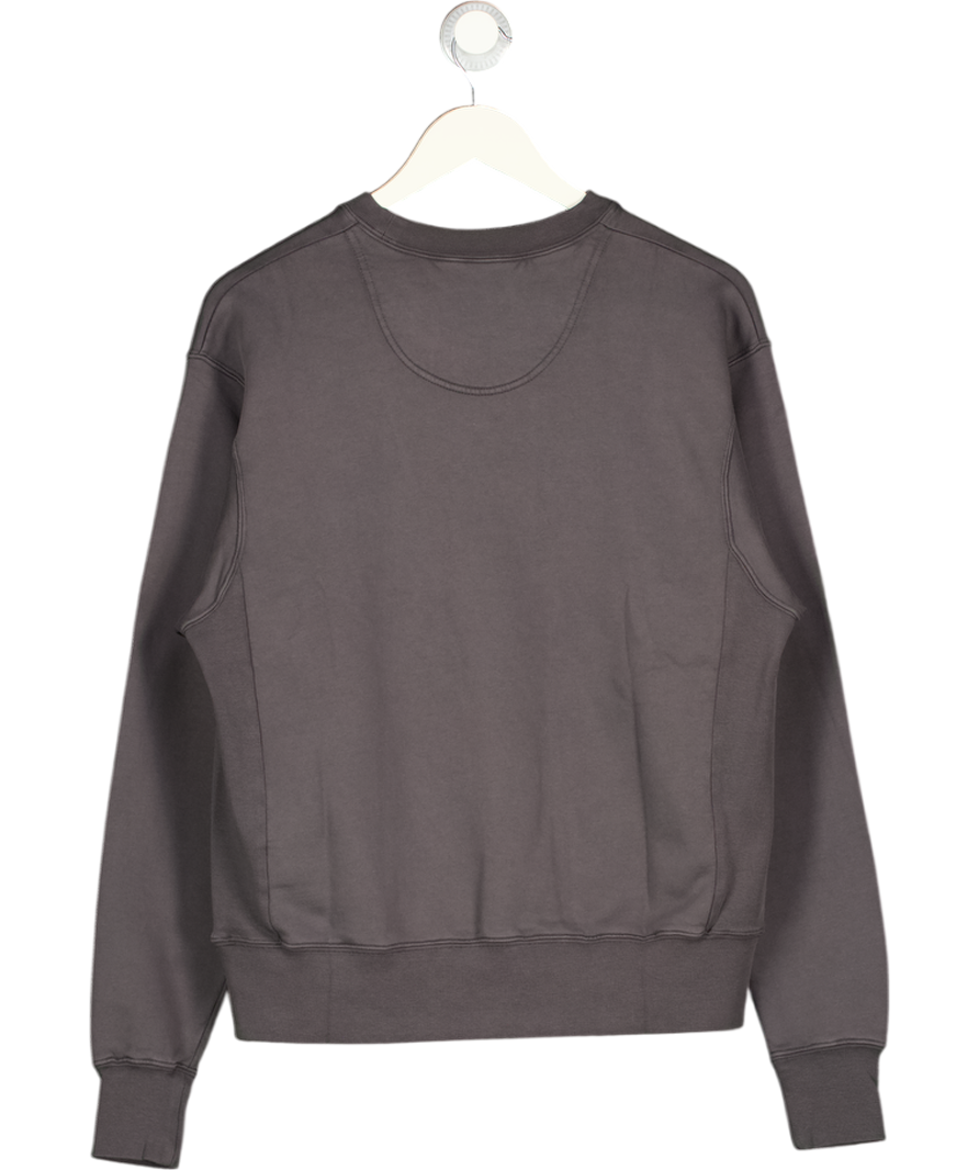 7 DAYS ACTIVE Grey Premium 100% Cotton Monday Relaxed Fit Sweatshirt UK XS/S
