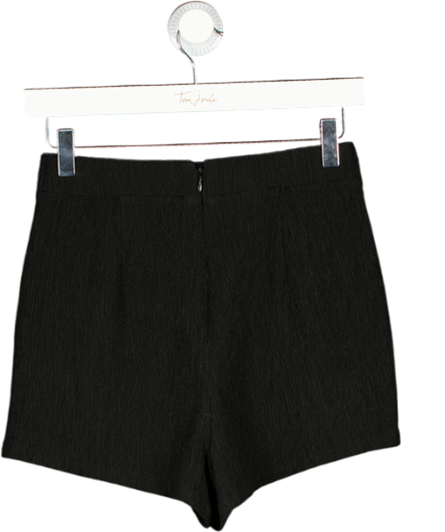 NBD Black Knit Shorts UK S