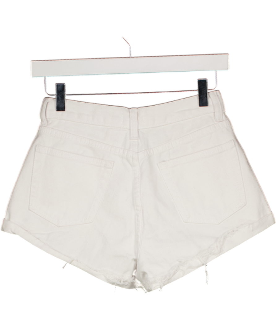 SUPERDOWN White Denim Shorts W25