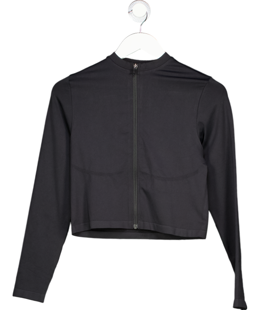 gymshark Black Everyday Seamless Zip Tracktop UK M