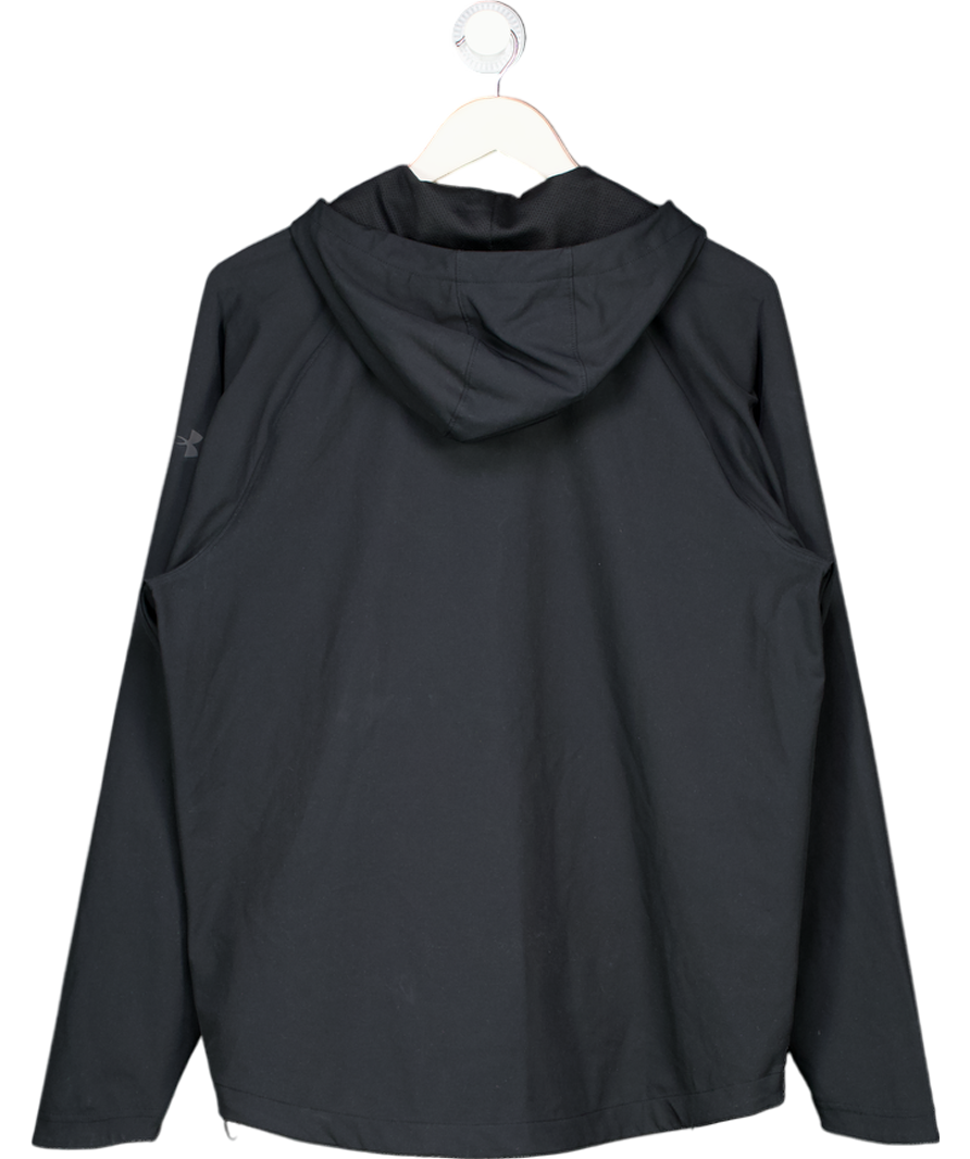 Under Armour Black Ua Unstoppable Fleece Full-zip Hoodie UK M