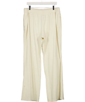 MAEBE Awayday Cream Pleated Wide Leg Trousers UK XXXL