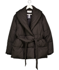 WANDERDOLL Grey Blair Structured Collar Detail Button Through Jacket UK XS