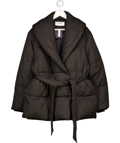 WANDERDOLL Grey Blair Structured Collar Detail Button Through Jacket UK XS
