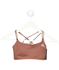 Oner Active Brown Cross Back Sports Bra UK S