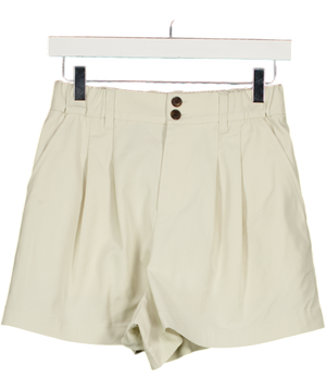 VARLEY Beige Tansy Woven Shorts UK XS