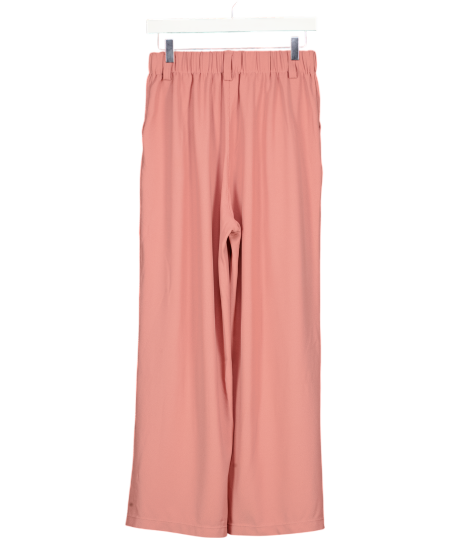 HALARA Dusty Pink Daystretch High Waist Wrinkle Resistant Straight Leg Work Trousers - Petite Fit UK S
