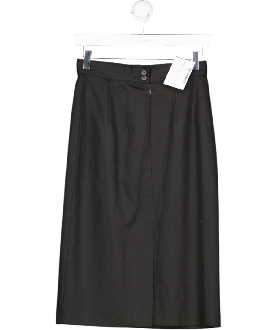 Alexon Black Pencil Skirt With Slit UK 10