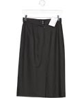 Alexon Black Pencil Skirt With Slit UK 10