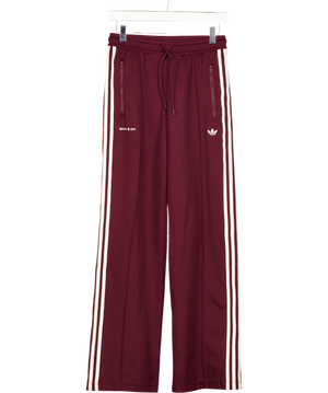 Sporty & Rich X Adidas Originals Adidas Track Pant - Merlot Red UK XS