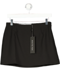 WHITE FOX Black Always Happy Hour Mini Skirt UK S
