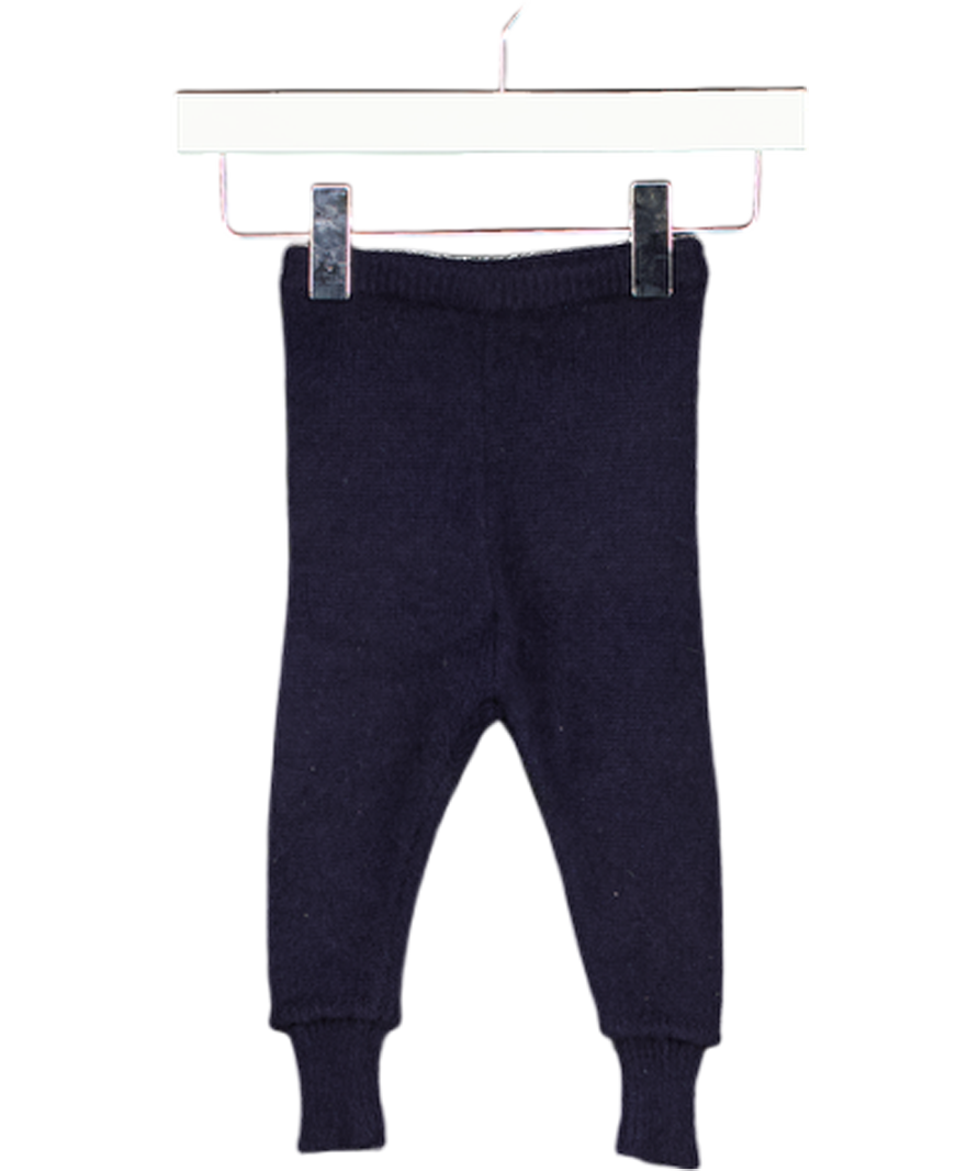 CARAMEL BABY & CHILD Blue Wool Trousers Navy 0-3 Months