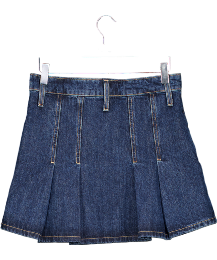 ZARA Blue The Denim Mini Skirt UK XS