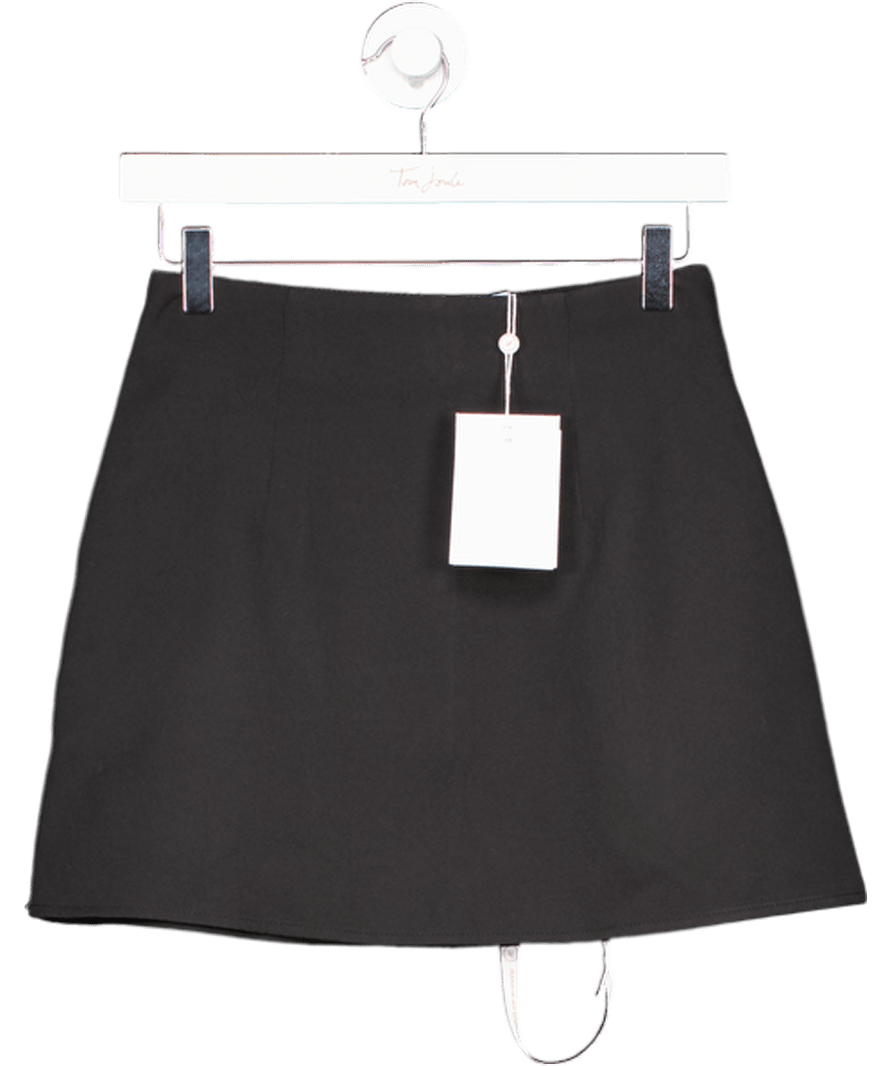 AAVELLE Black Mini Skirt UK XS - Reliked