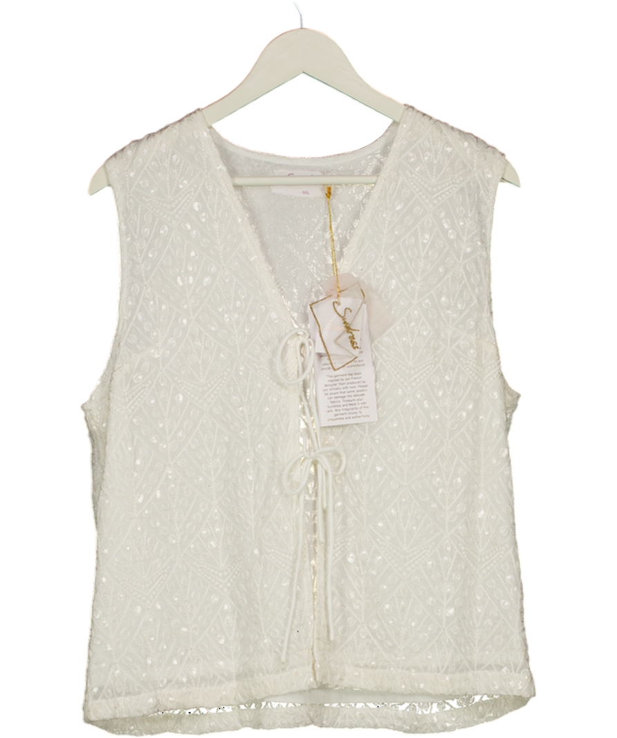 Sundress Official Bao Top Santorini - White UK M/L