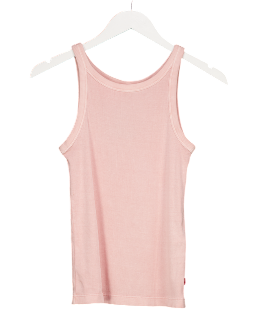 levis Pink Essential Racer Tank Top UK S