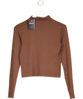 SKIMS Brown Long Sleeve T-shirt UK XL