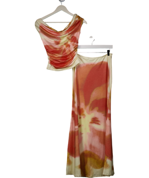 Peppermayo Yellow Moka Off Shoulder Top (8) And Skirt Set - Mimosa Blossom UK 10